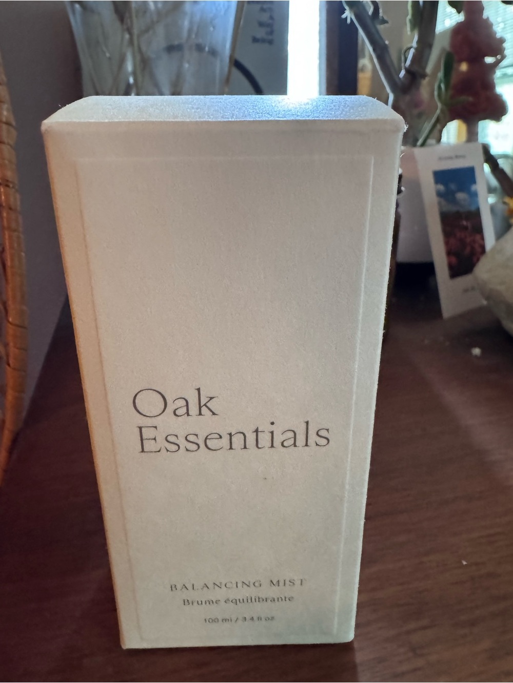 Oak Essentials Balancing Mist - Cream Box